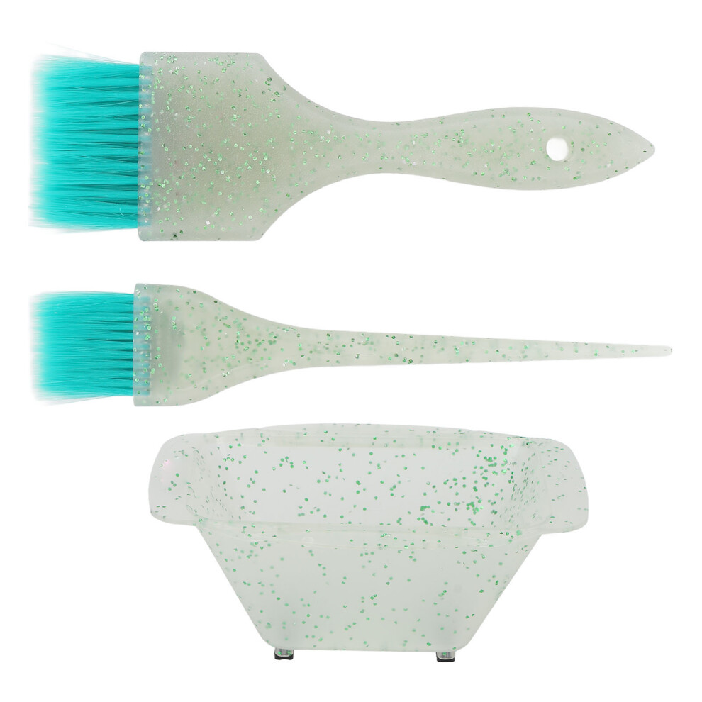 3pcs Hair Dye Kit Tinting Brush Mixing Bowl Set