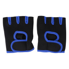(L) Verstellbare Handgelenkschoner ohne Finger, Gymnastik, Royalblau, L