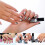 Spiegel-Nagellack Lang anhaltend Metallic Edelstahl 5