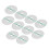 10x Oval Sensorabdeckungen wasserdicht mit Klebeband 3