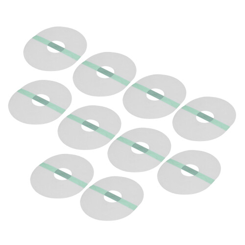 10x Oval Sensorabdeckungen wasserdicht mit Klebeband 2