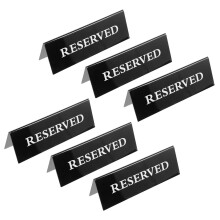 6Pcs Reserverat Skyltar För Bröllop Fest Restaurang