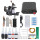 (US Plug) Pro Tattoo Kit 10 Wrap Coil Machine PSU 90-265V US Plug 1