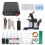 (US Plug) Pro Tattoo Kit 10 Wrap Coil Machine PSU 90-265V US Plug 3