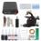 (EU Plug) 10 wraps tattoo coil machine kit power supply 90-265V US plug 3