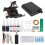 (US Plug) 10 wraps tattoo coil machine kit power supply 90-265V US plug 5