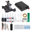 (US Plug) Pro Tattoo Kit 10 Wrap Coil Machine PSU 90-265V US Plug 5