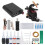 (US Plug) 10 wraps tattoo coil machine kit power supply 90-265V US plug 4