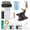 (US Plug) Tatoagemachine Kit Voeding Naalden Handvatten EU 4