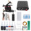 (US Plug) 10 wraps tattoo coil machine kit power supply 90-265V US plug 2