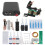 (EU Plug) Tattoo Machine Kit Coils 6 Ink Power Supply 90-265V EU Plug 3