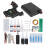 (EU Plug) Tattoo Machine Kit Coils 6 Ink Power Supply 90-265V EU Plug 5