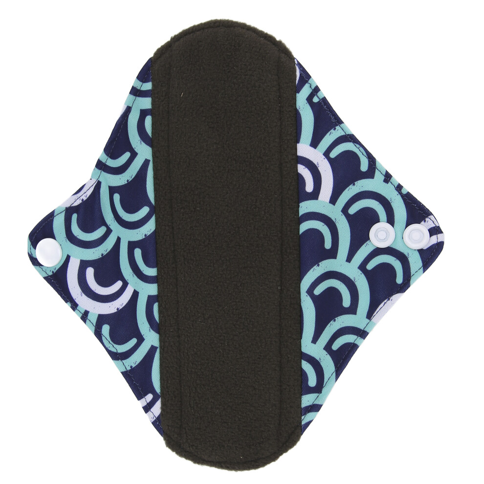 (G27) Reusable Menstrual Pads Washable Bamboo Charcoal Leakproof for Women