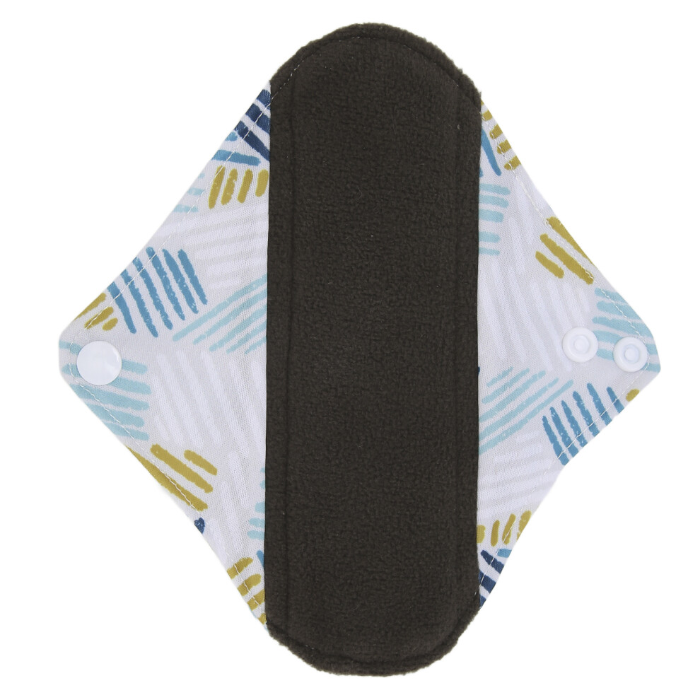 (G42) Reusable Menstrual Pads Washable Bamboo Charcoal Leakproof for Women