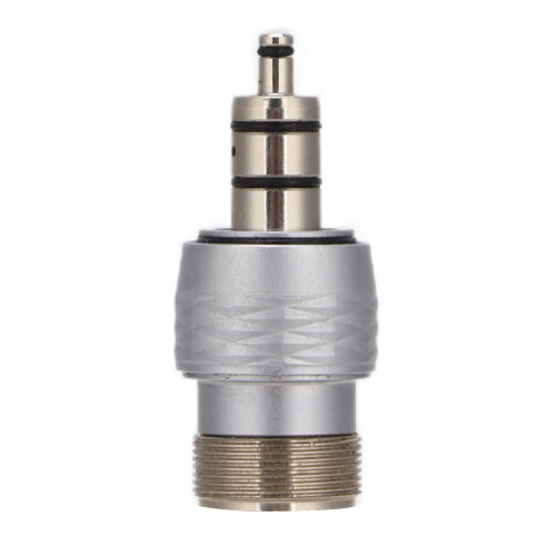 Zahnarzt-Handstück-Adapter, 2 Löcher, Edelstahl