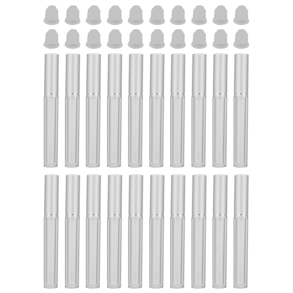 20pcs 3ml Clear Plastic Lip Gloss Tube Refillable Lip Balm Container