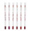 (#01) 6pcs waterproof matte pigmented lip liner pencil #02 1
