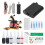 (EU Plug) Tattoo Kit 6 Needles Ink EU Plug 90-265V 3