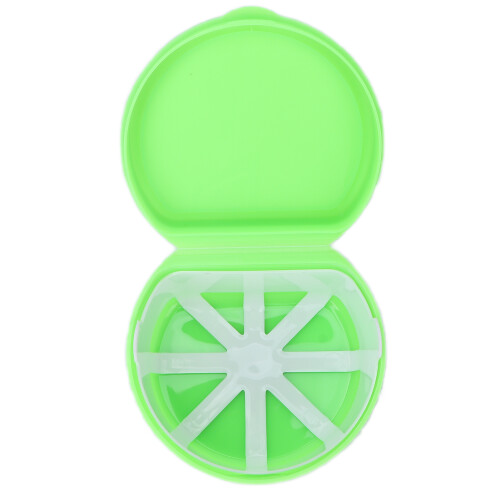 (Green) Tragbare Zahnspangen-Box mit Netz, blau 1