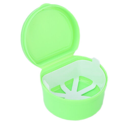 (Green) Tragbare Zahnspangen-Box mit Netz, blau 2