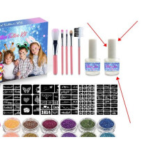 Glitter-Tattoo-Set für Face Body Festival DIY Kinder