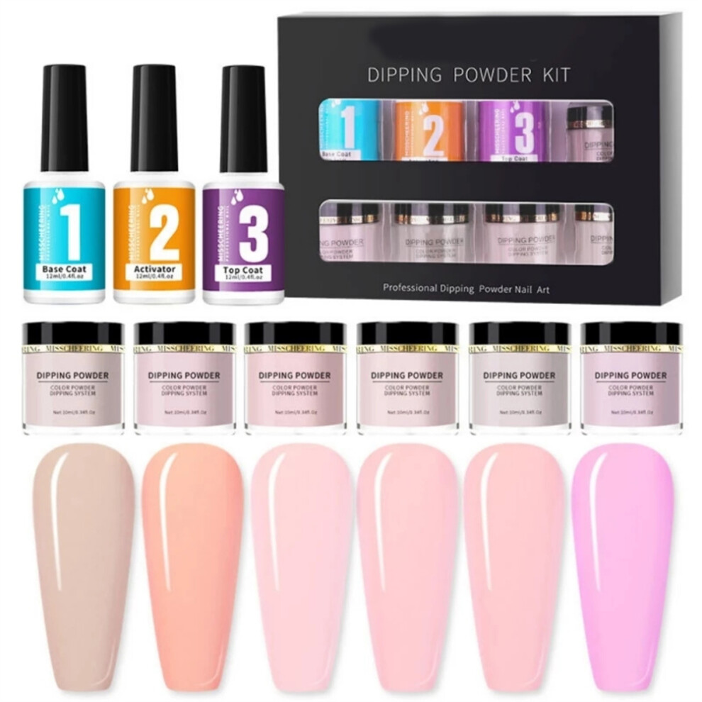 Nail Art Infiltration Powder Set Dipping Glitter DIY Decorative