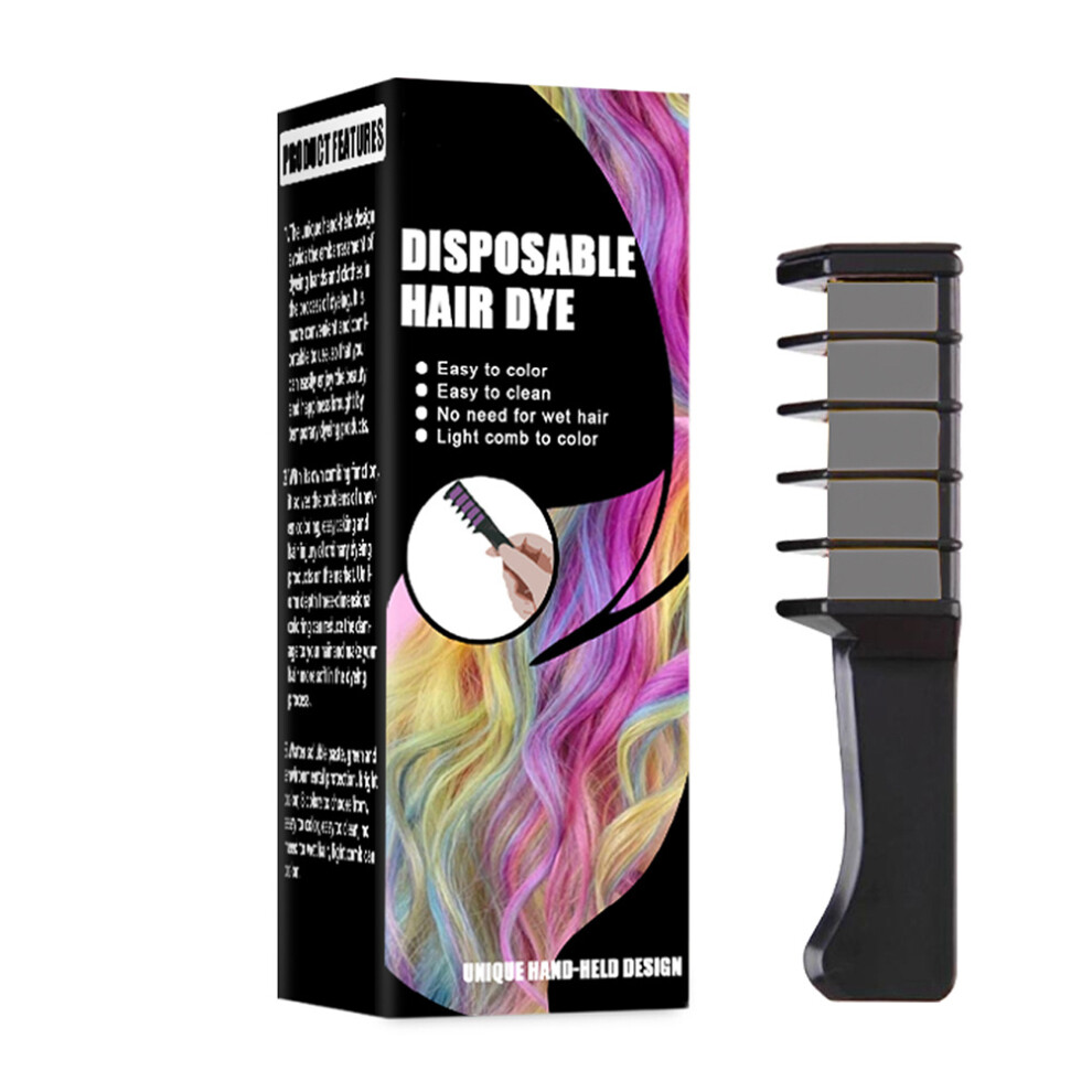 One Time Hair Chalk Comb Temporary Hair Color Highlights Streaks