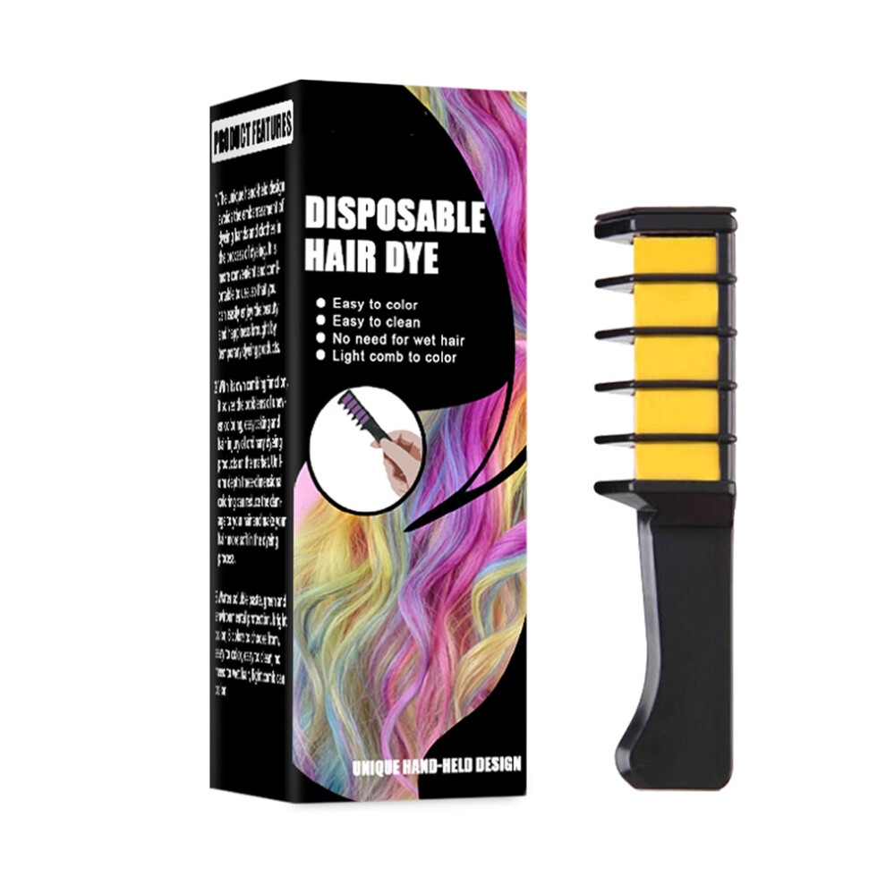 One Time Hair Chalk Comb Temporary Hair Color Highlights Streaks