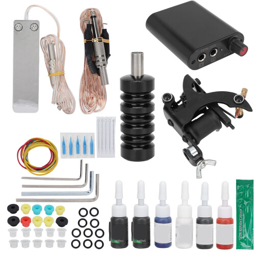 (US Plug) Tatoagemachine Kit Voeding 90-265V EU Plug 2