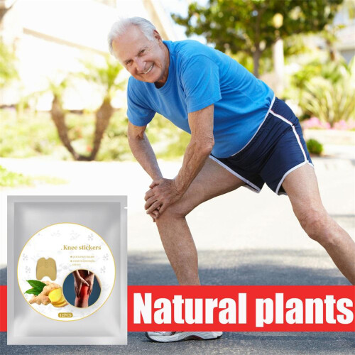 12PCS Ginger Knee Patch Muscle Neck Relief 1