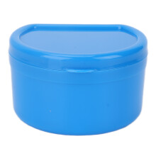 (Blue) Tragbare Zahnspangen-Box mit Netz, blau
