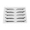 (Silver) Farbige wasserfeste Wimpern-Sticker Silber 2
