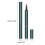 2-in-1 wasserfeste Eyeliner-Mascara, schnell trocknend 2