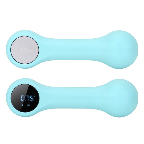(Cyan) Rechargeable Smart Dumbbell 0.75kg Cyan 1