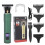(Blackish Green) Draadloze Oplaadbare Haarknipper LCD 1