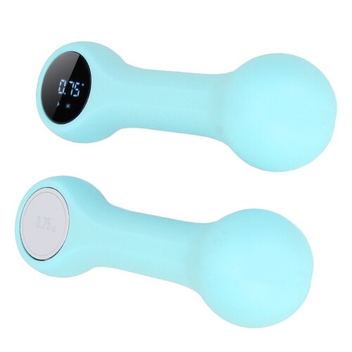 (Cyan) Rechargeable Smart Dumbbell 0.75kg Cyan 2