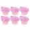 6pcs Rosa Bocca Portatile Freschezza Alito 5