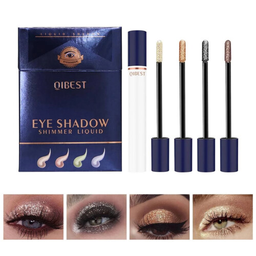 4 Colors Glitter Waterproof Eyeshadow Party Wedding 2