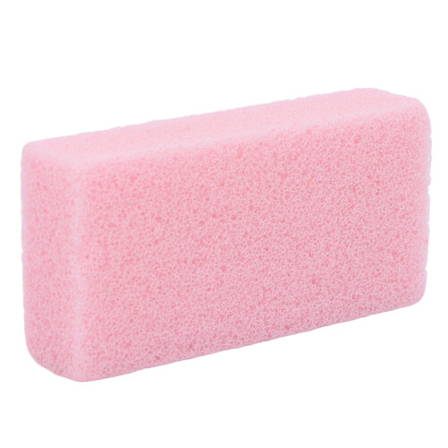 Vierkante voet pumsteen roze 7cm