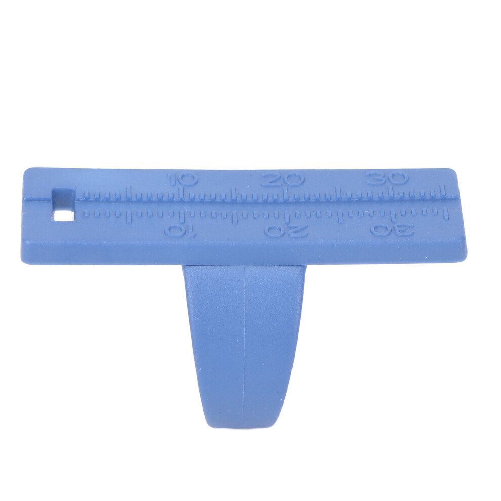 (Blue) Endo Ruler Ring Plastic High Temp Root Canal Measuring Scale Blue 448787097552