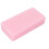 Vierkante voet pumsteen roze 7cm 5