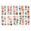 (#X) 10 Stuks Make-up Sticker Halloween Kinderen 1