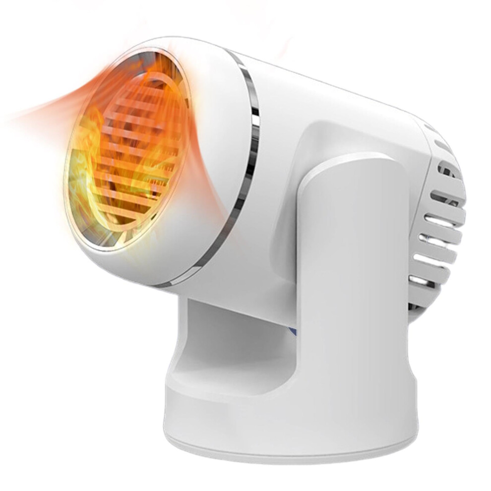 Car Portable Heater And Fan 360 Degree Rotation Defroster Heat-Resistant Car Defroster 24V Vehicle Heater And Fan White 9067246438012