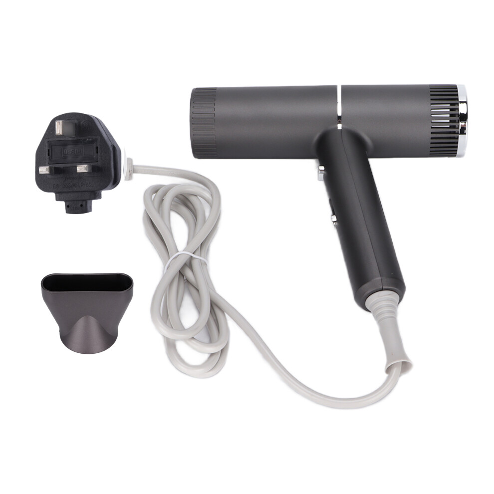 Gray (Uk Plug 220V) Professional Electric Hair Dryer 220V Uk Plug Overheat Protection
