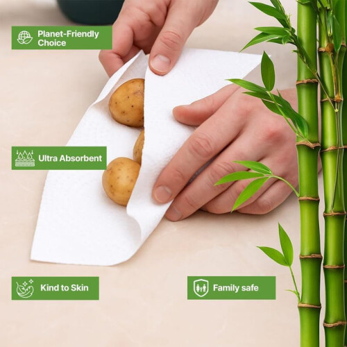 Carebee Kitchen Roll Strong Absorbent (Pack of 3) 1