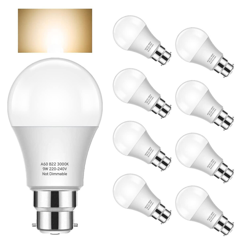 Kikidex (As Show, One Size) Bulb Household Energy Saving Led Night Market Floor Lamp 9W-E27 Warm White 3500K8 Led