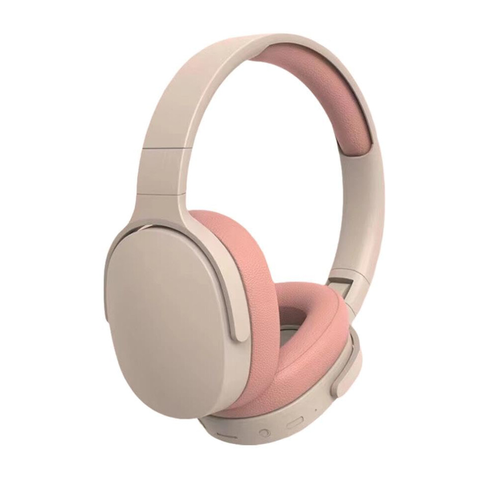 P2961 Bluetooth 5.3 Headphones Over-Ear Hifi Stereo Headset Hd Player Tf Card Aux Built-In Microphone Orange 9105992831777