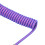 Cable de teclado USB-C a USB-A enrollado en nylon morado 5