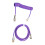 Cable de teclado USB-C a USB-A enrollado en nylon morado 15