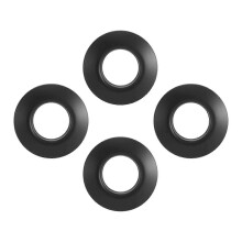 (As show, Orange) 4 Pieces Kayak Paddle Drip Rings Paddle Protection Easy to Install PVC Paddle